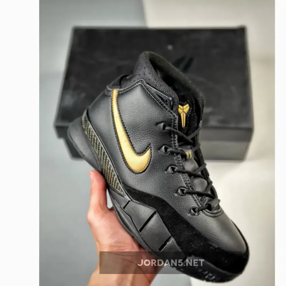 Nike Kobe 1 Protro “Mamba Day” Black Metallic Gold ​ AQ2728-002