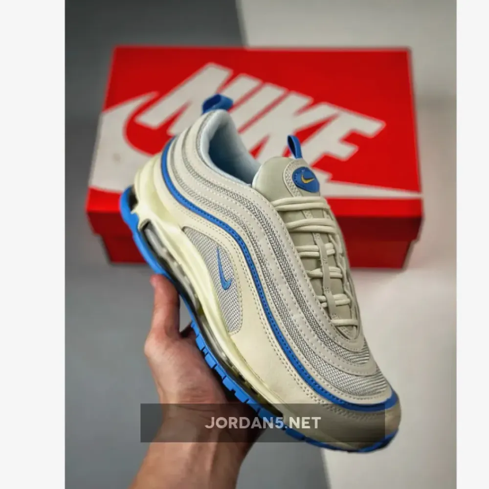 Nike Air Max 97 “Athletic Dept.” Sail University Blue  FN7492-133