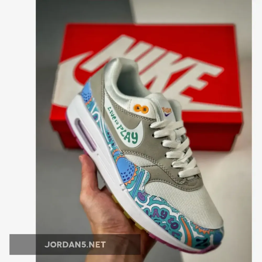 Nike Air Max 1 Golf Play To Live White/Teal-Purple  DV1407-100