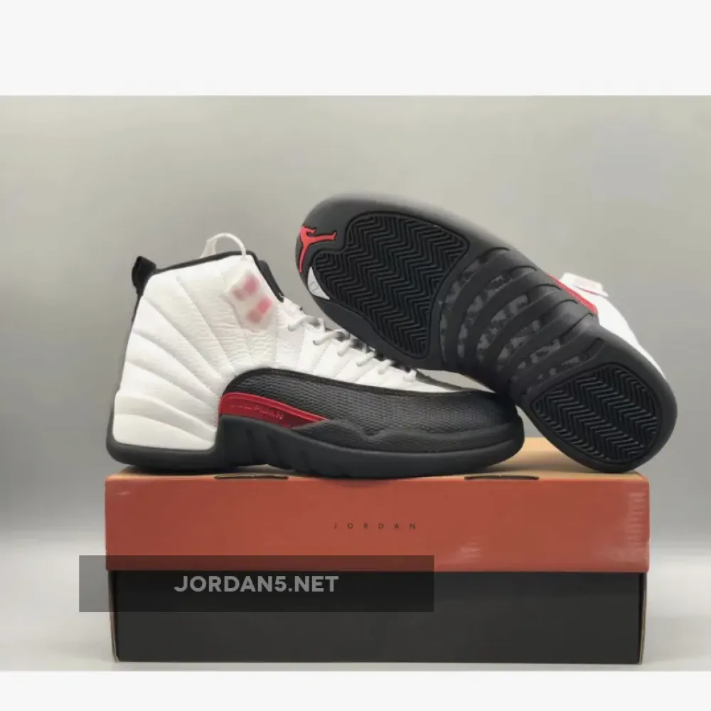 Air Jordan 12 Red Taxi White/Gym Red/Black  CT8013-162