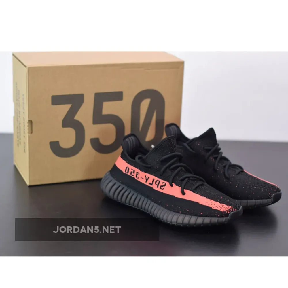 adidas Yeezy Boost 350 V2 “Black/Red”  BY9612