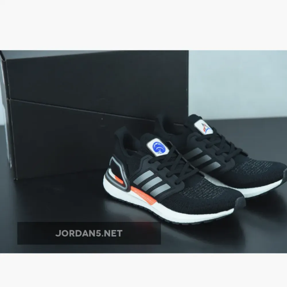 adidas Ultra Boost 20 Black/Iron Metallic/Football Blue FX7979