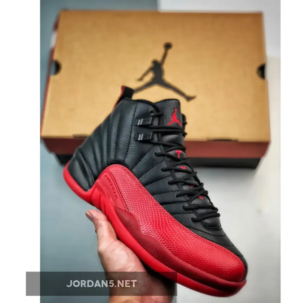 Air Jordan 12 “Flu Game” Black/Varsity Red  130690-002