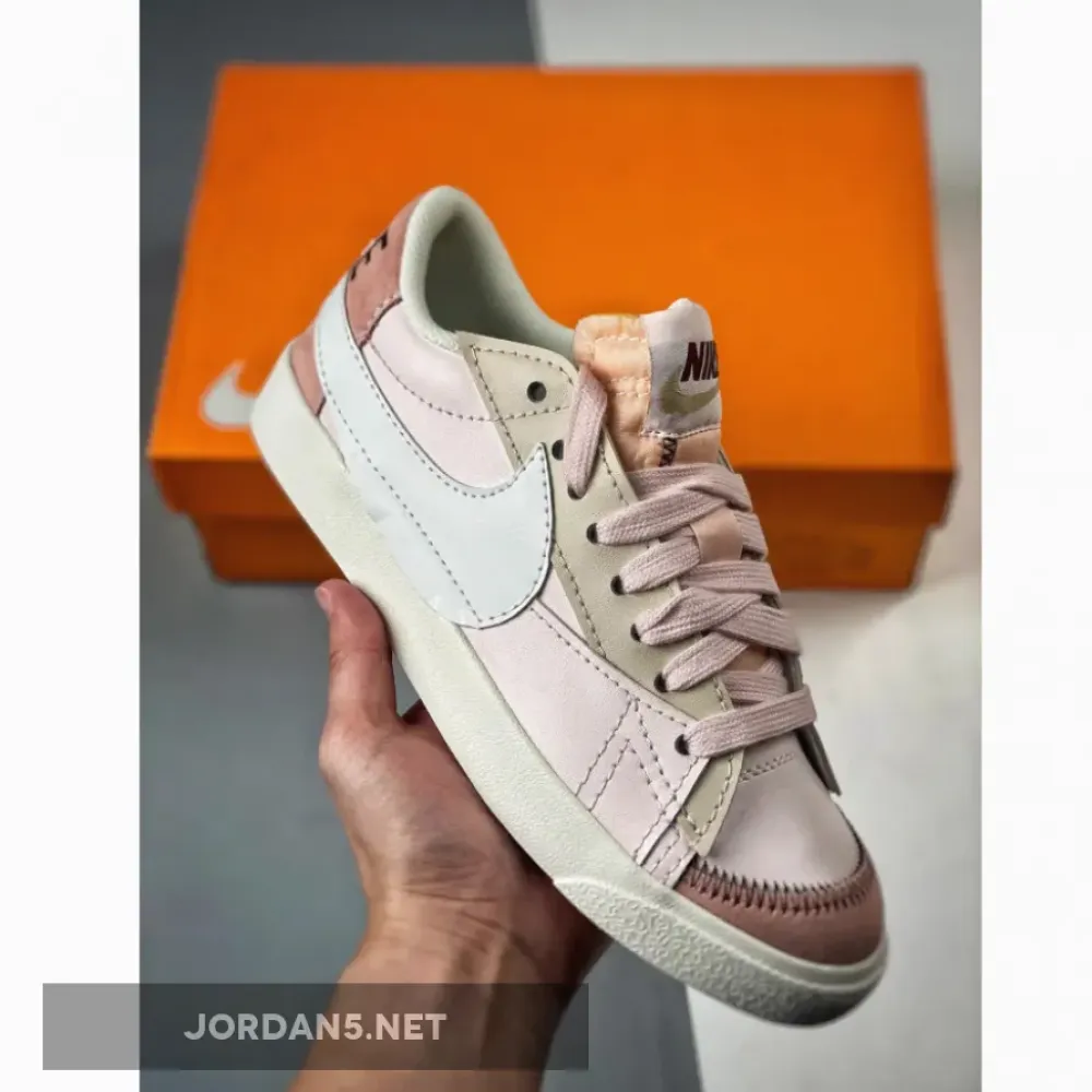 Nike Blazer Low Jumbo Pink White  DQ1470-601