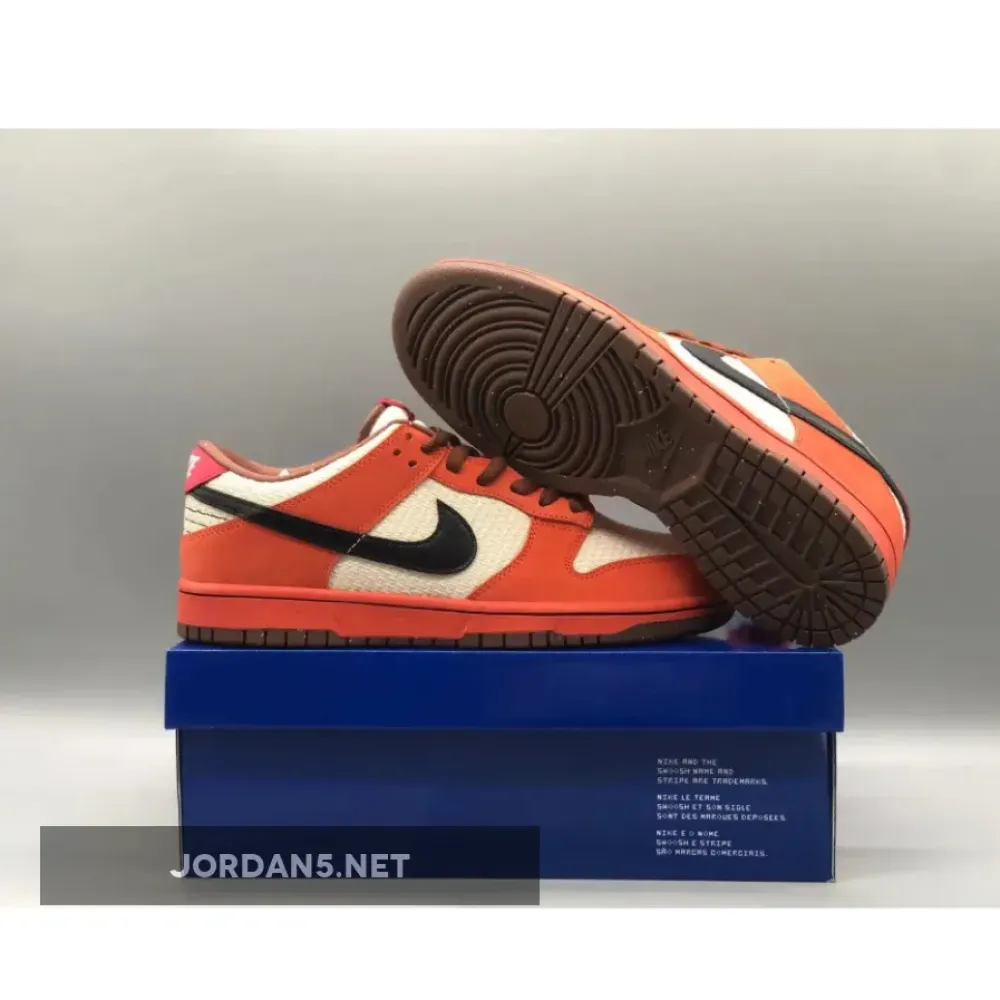 Nike SB Dunk Low Orange Hemp/Black-Sail 313170-101