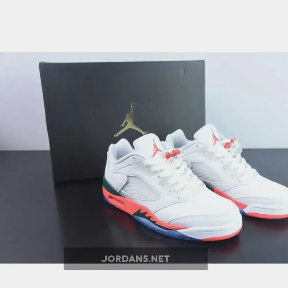 Air Jordan 5 Retro Low “Hurricanes”  FQ5436-002