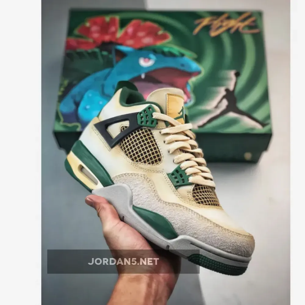 Air Jordan 4 Sail Green