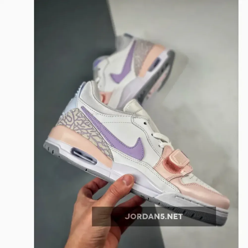 Jordan Legacy 312 Low White/Wolf Gray/Mist Purple  HF0747-151