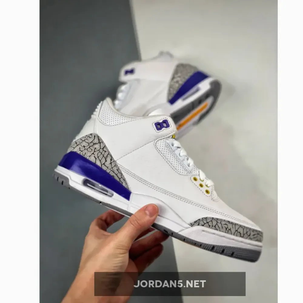 Air Jordan 3 Retro Kobe Bryant PE White Purple  869802-907