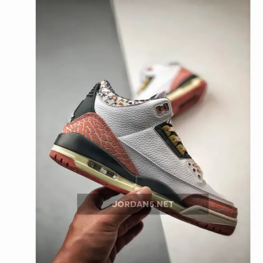 Air Jordan 3 “Vintage Floral” White/Red Stardust  441140-100