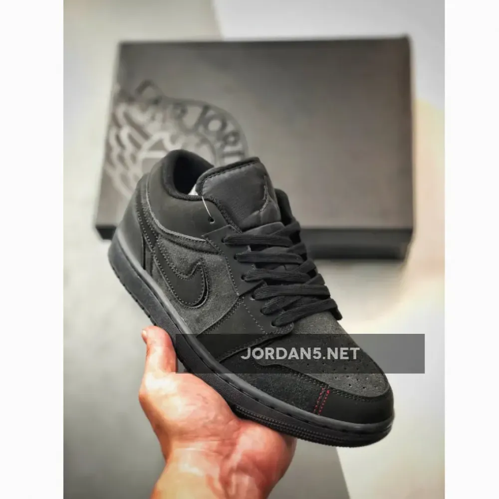 Air Jordan 1 Low Grey Red Stitch  FD8635-001