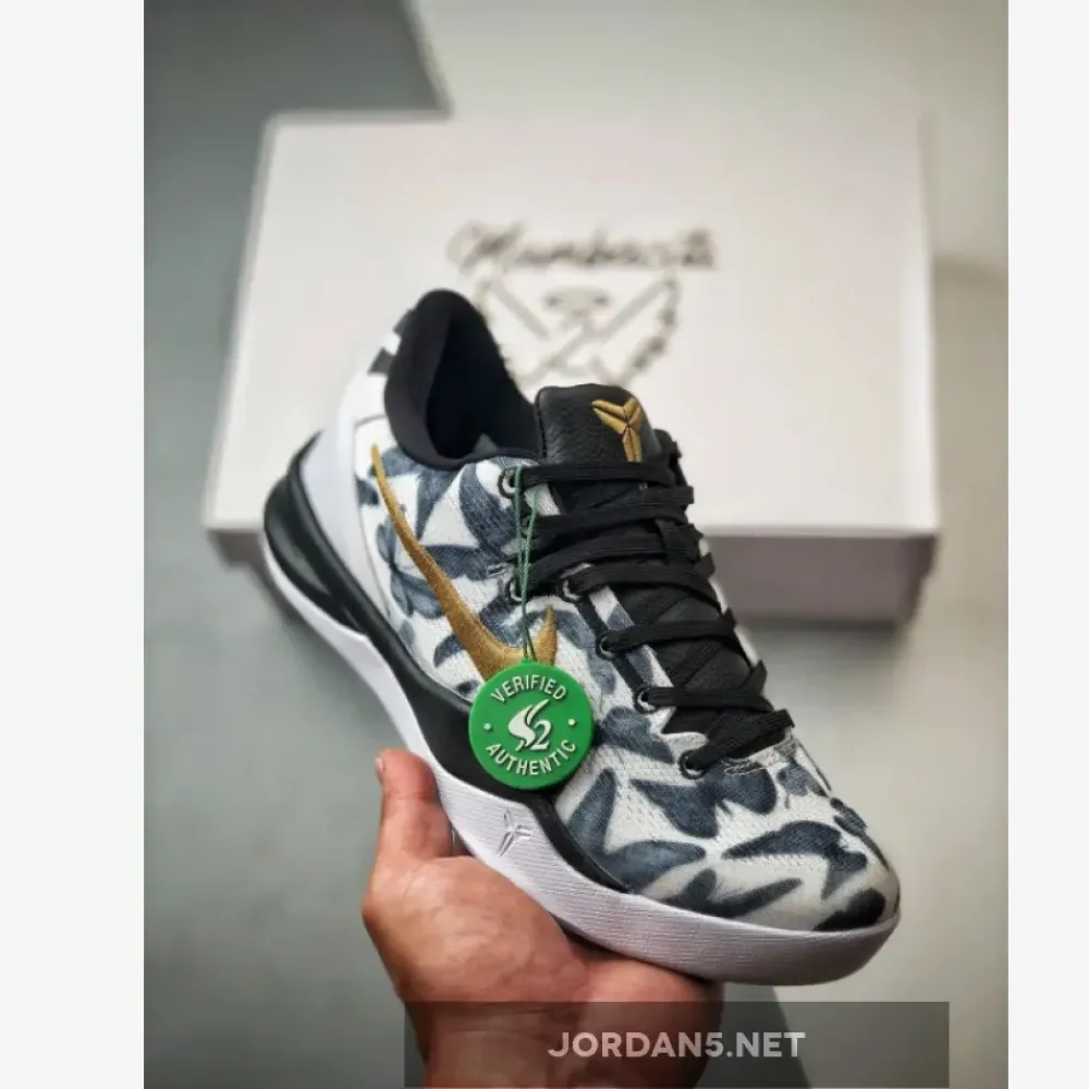 Nike Kobe 8 Protro “Mambacita” White/Metallic Gold-Black  FV6325-100