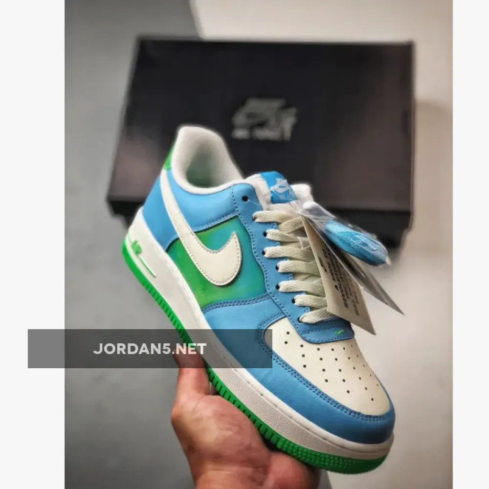 Nike Air Force 1 Low Aquarius Blue/Green Shock  FZ4032-407