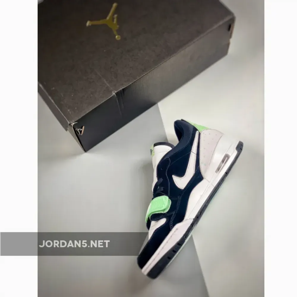 Jordan Legacy 312 Low Black White Teal Tint CJ5500-013