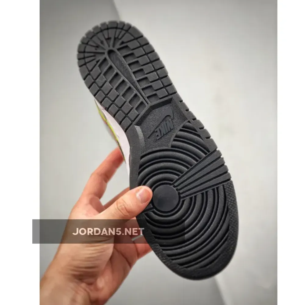 Nike Dunk Low 3D Swoosh White Grey  DV6482-100