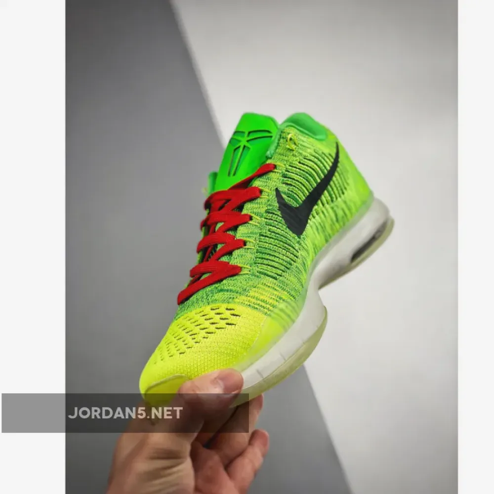 NIKEiD Kobe 10 Elite Low “Grinch” Multi-Color  802817-993