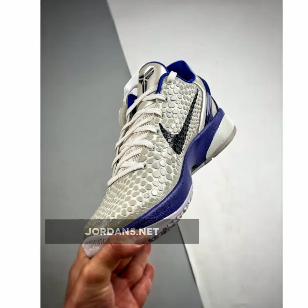 Nike Kobe 6 White/Black/Neutral Grey/Concord 429659-100