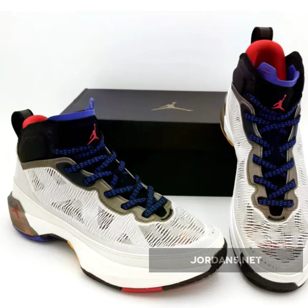 Air Jordan 37 Light Bone/Fire Red-Black-Dark Concord DD6958-060