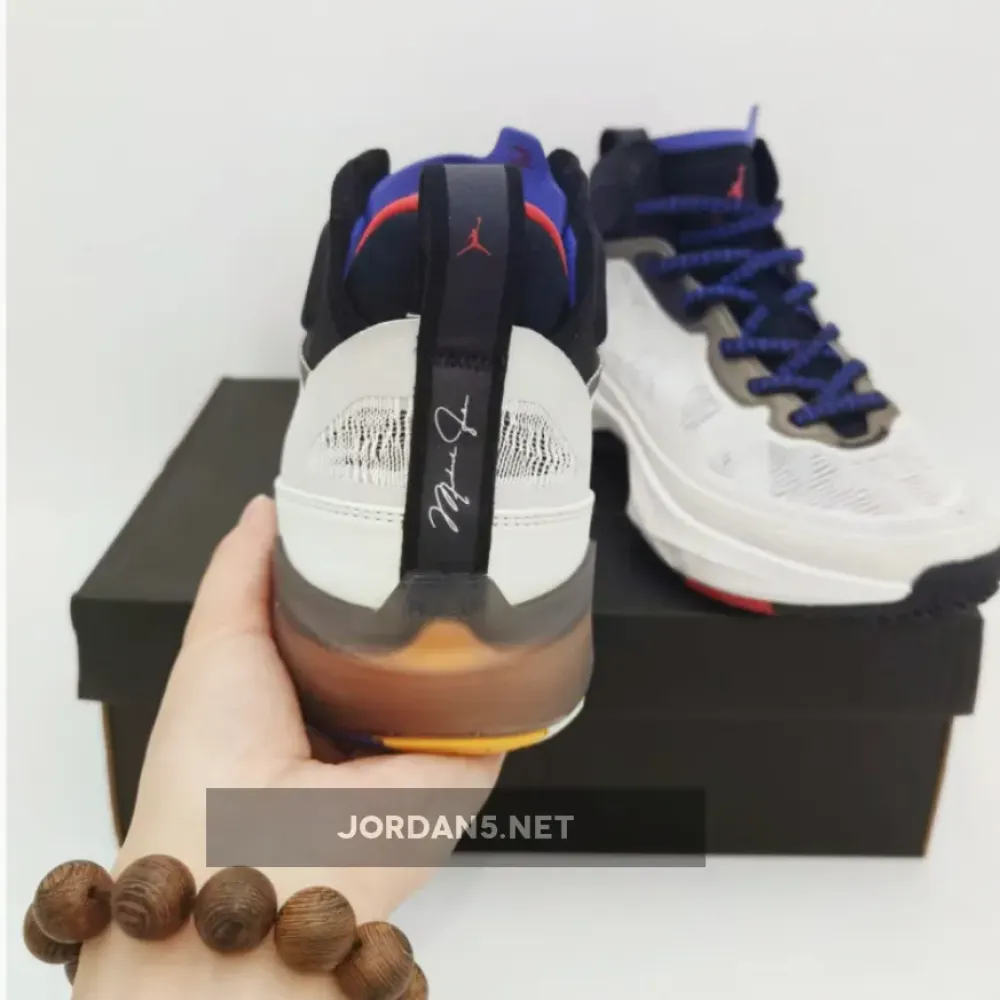 Air Jordan 37 Light Bone/Fire Red-Black-Dark Concord DD6958-060