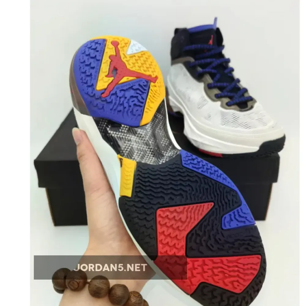 Air Jordan 37 Light Bone/Fire Red-Black-Dark Concord DD6958-060