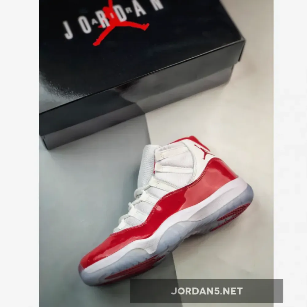 Air Jordan 11 Cherry White/Varsity Red-Black  CT8012-116