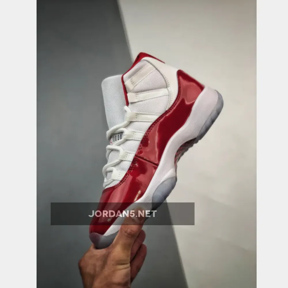 Air Jordan 11 Cherry White/Varsity Red-Black  CT8012-116