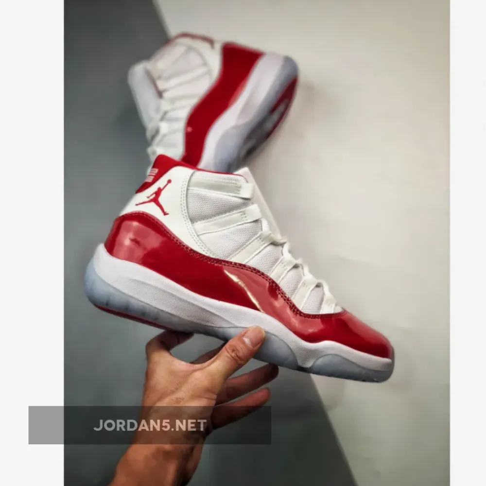 Air Jordan 11 Cherry White/Varsity Red-Black  CT8012-116