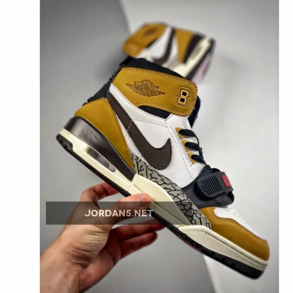 Air Jordan Legacy 312 “Rookie of the Year” White/Baroque Brown-Wheat AV3922-102