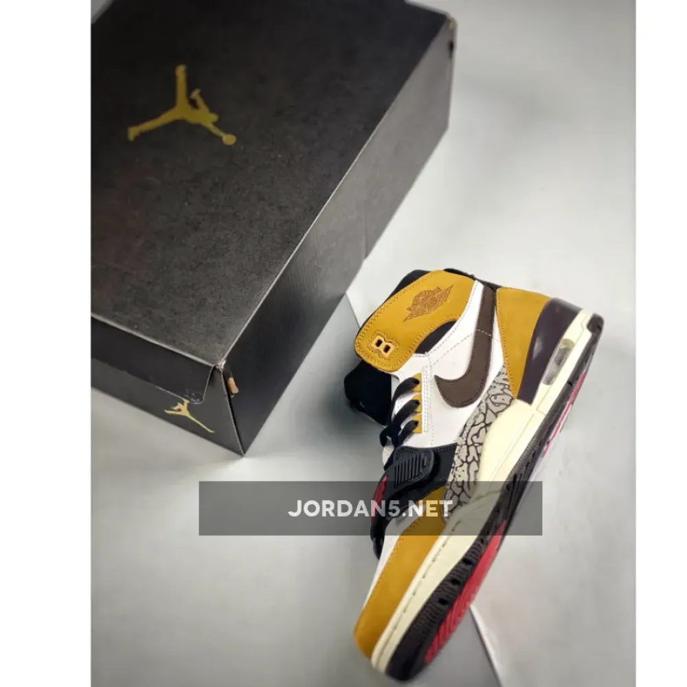 Air Jordan Legacy 312 “Rookie of the Year” White/Baroque Brown-Wheat AV3922-102