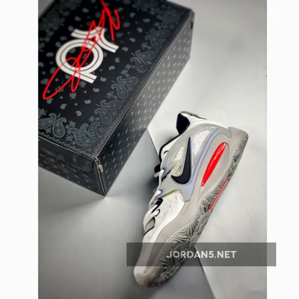 Nike KD 15 “Brooklyn Nets” White/Black  DC1975-100