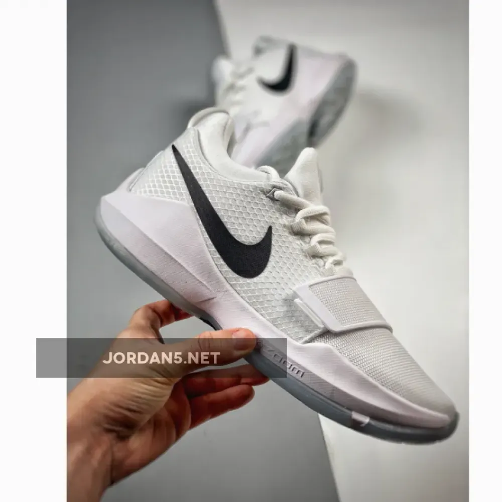 Nike PG 1 “Checkmate” White/Black-Chrome  878627-100