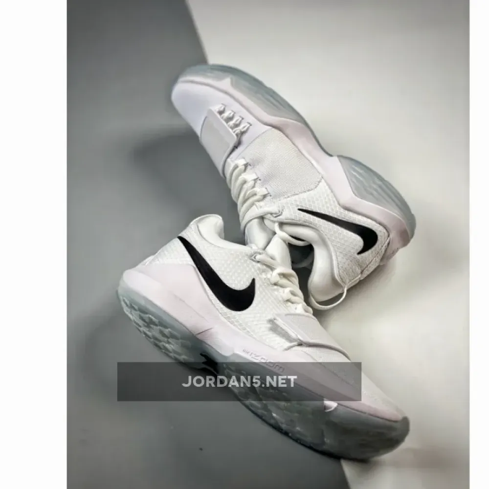 Nike PG 1 “Checkmate” White/Black-Chrome  878627-100