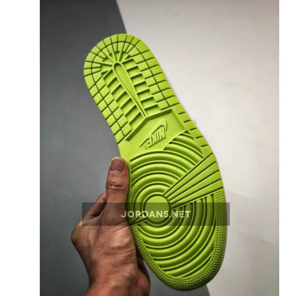 Air Jordan 1 Mid White/Lime  BQ6472-131