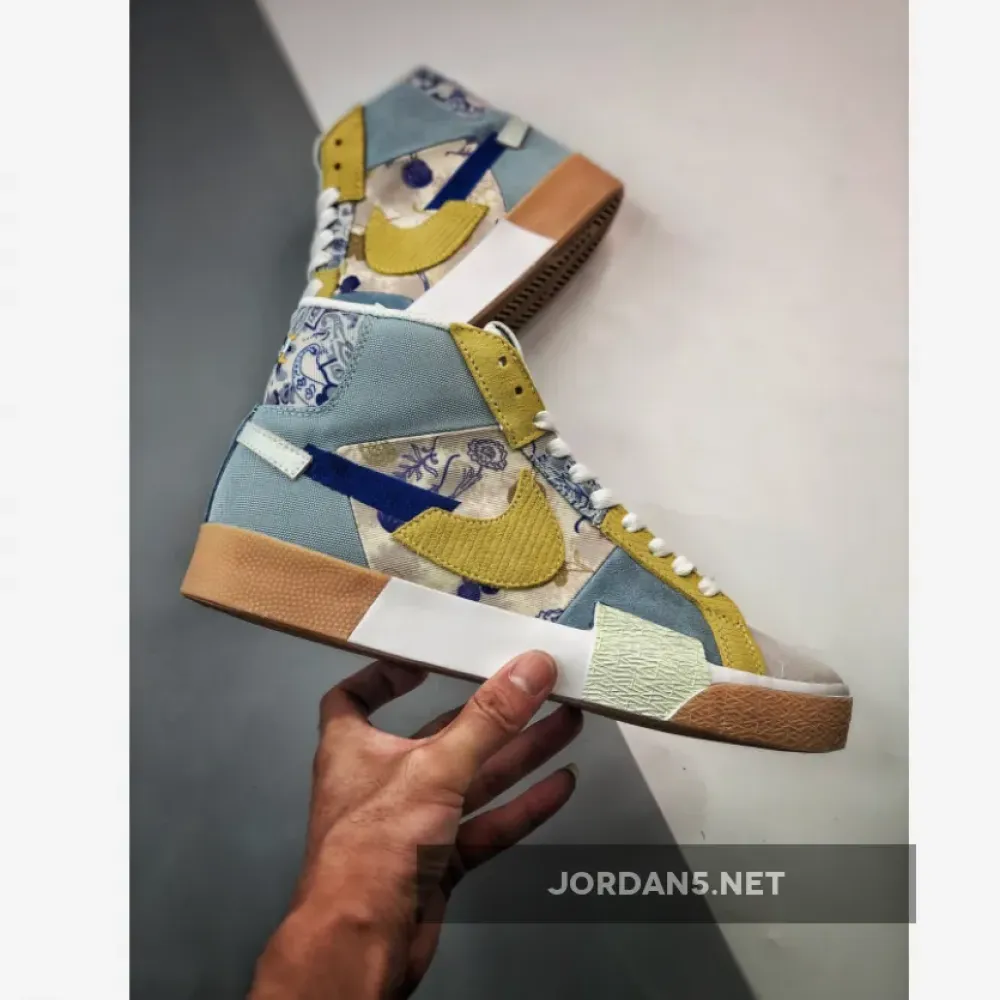 Nike SB Blazer Mid Boarder Blue/Celery/Barely Green/Racer Blue DM0859-400