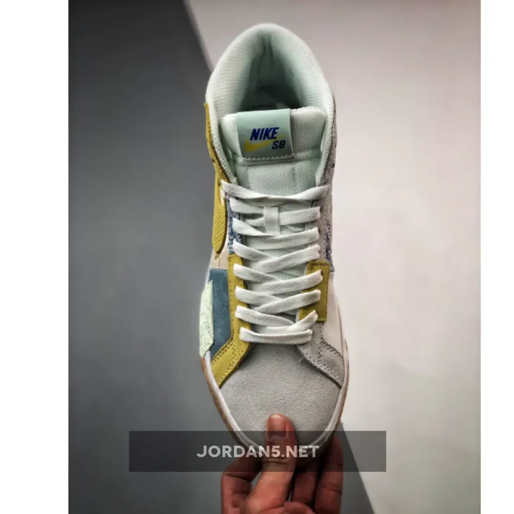 Nike SB Blazer Mid Boarder Blue/Celery/Barely Green/Racer Blue DM0859-400