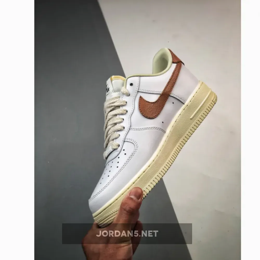 Nike Air Force 1 White/Archaeo Brown-Coconut Milk  DJ9943-101