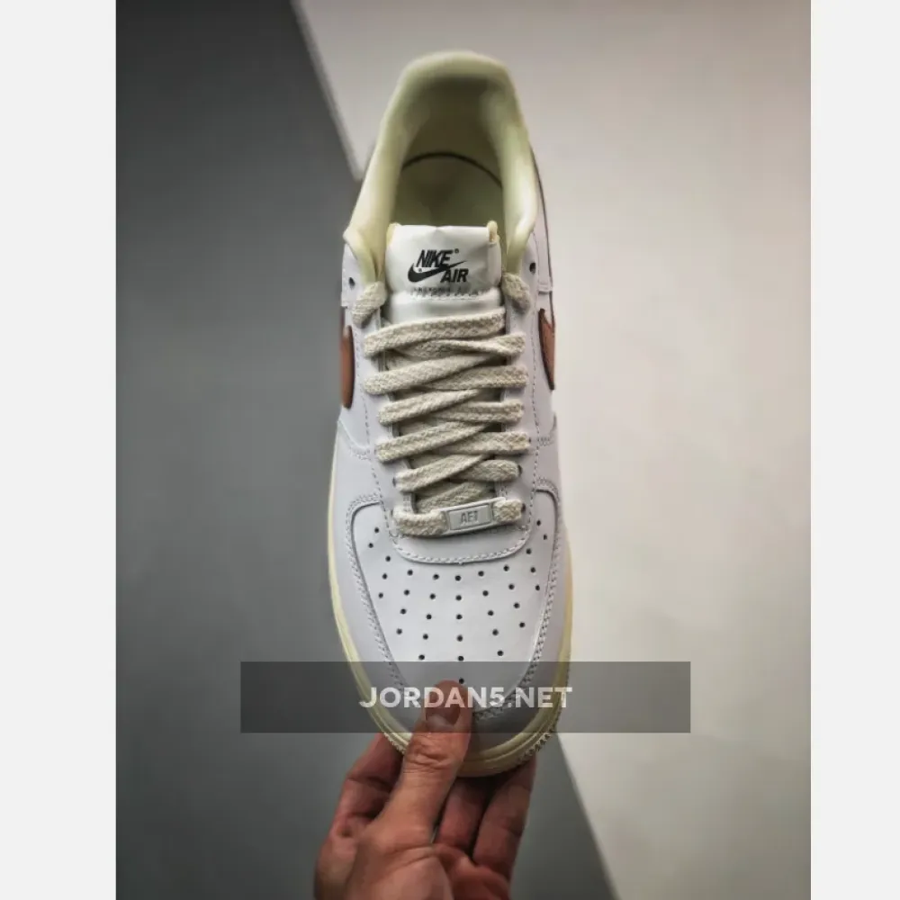 Nike Air Force 1 White/Archaeo Brown-Coconut Milk  DJ9943-101