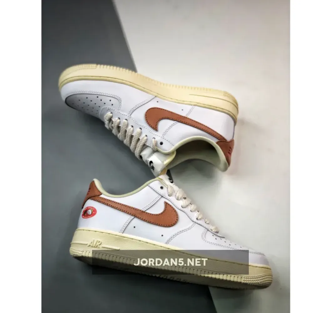 Nike Air Force 1 White/Archaeo Brown-Coconut Milk  DJ9943-101