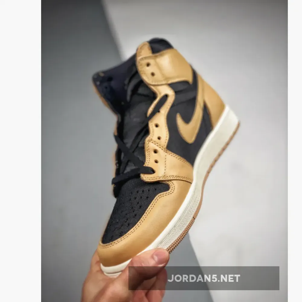 Air Jordan 1 Retro High OG “Heirloom” Vachetta Tan/Black/Sail  555088-202