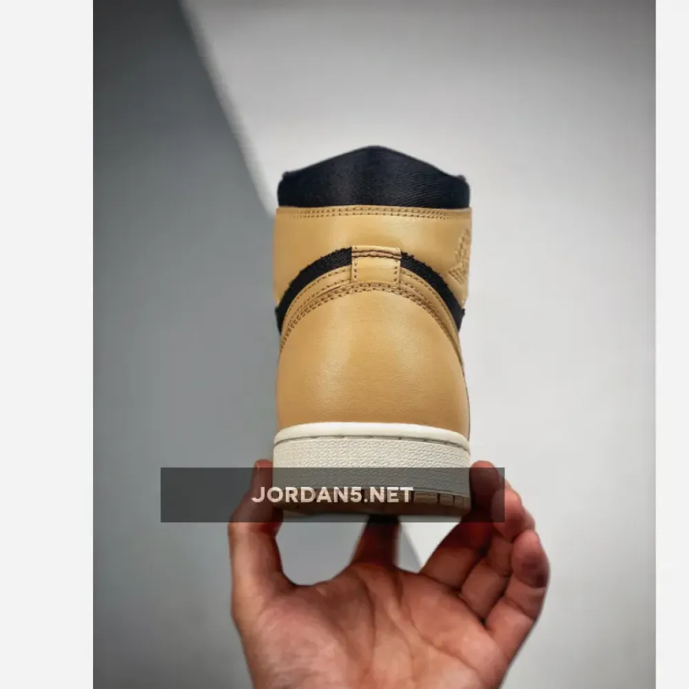 Air Jordan 1 Retro High OG “Heirloom” Vachetta Tan/Black/Sail  555088-202