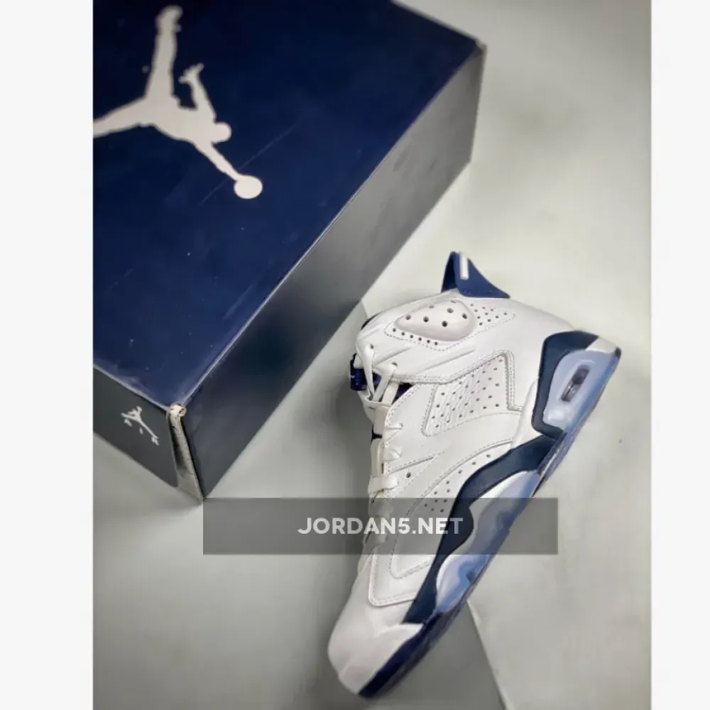 Air Jordan 6 White/Midnight Navy  CT8529-141