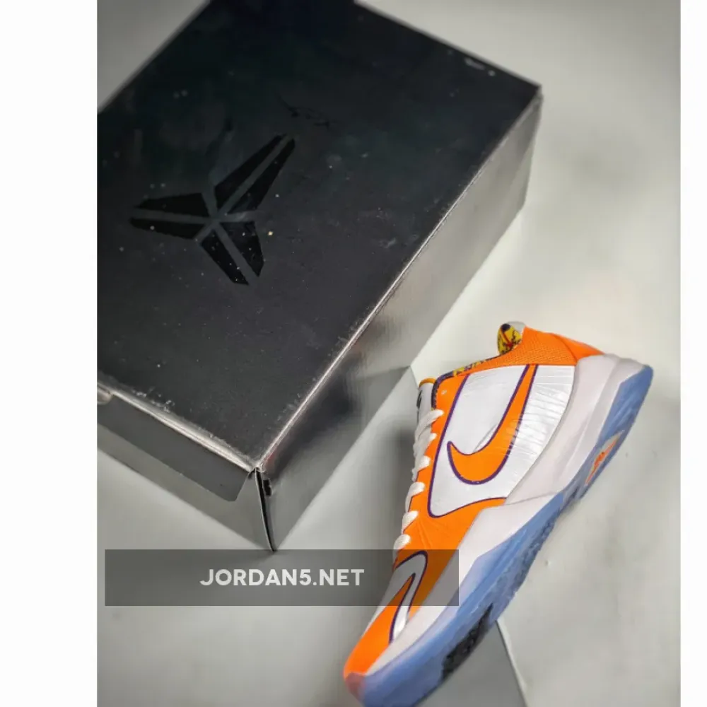 Devin Booker’s x Nike Kobe 5 Protro White Orange CD4991-106