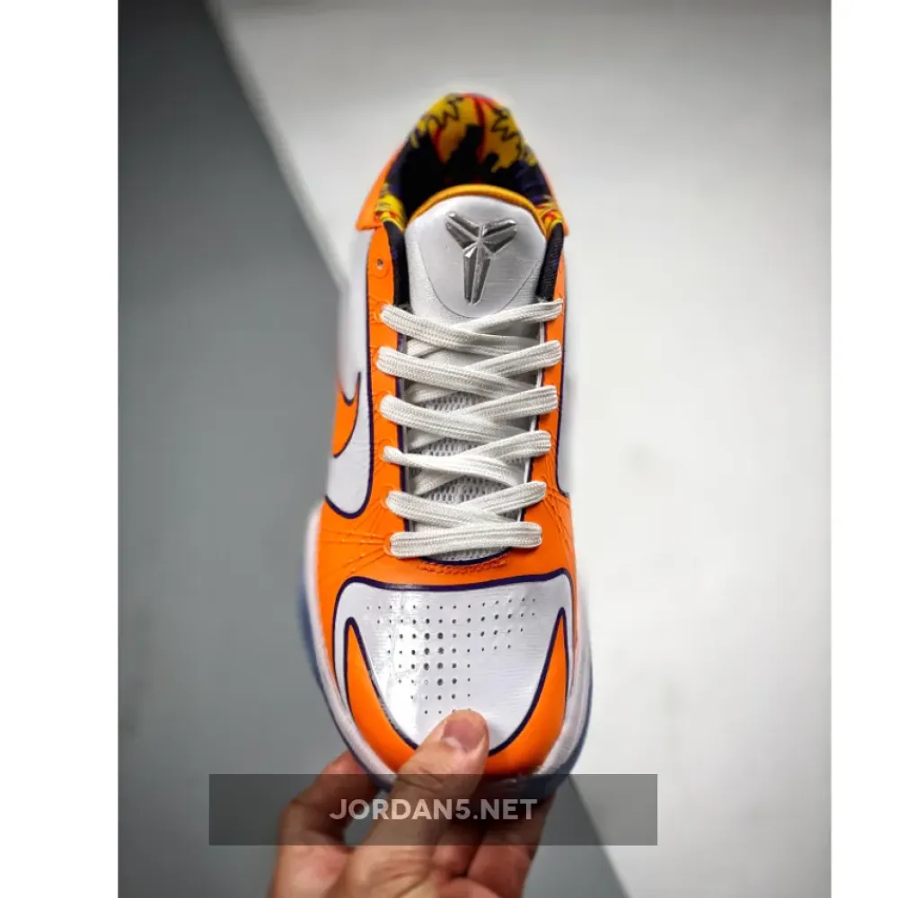 Devin Booker’s x Nike Kobe 5 Protro White Orange CD4991-106