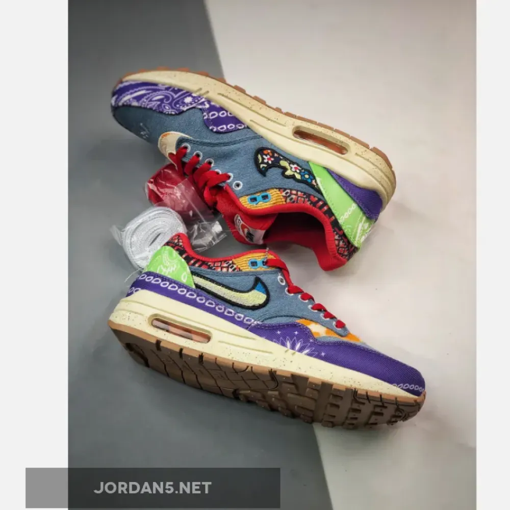 Concepts x Nike Air Max 1 “Far Out” Wild Violet/Multi-Color/Sail  DN1803-500