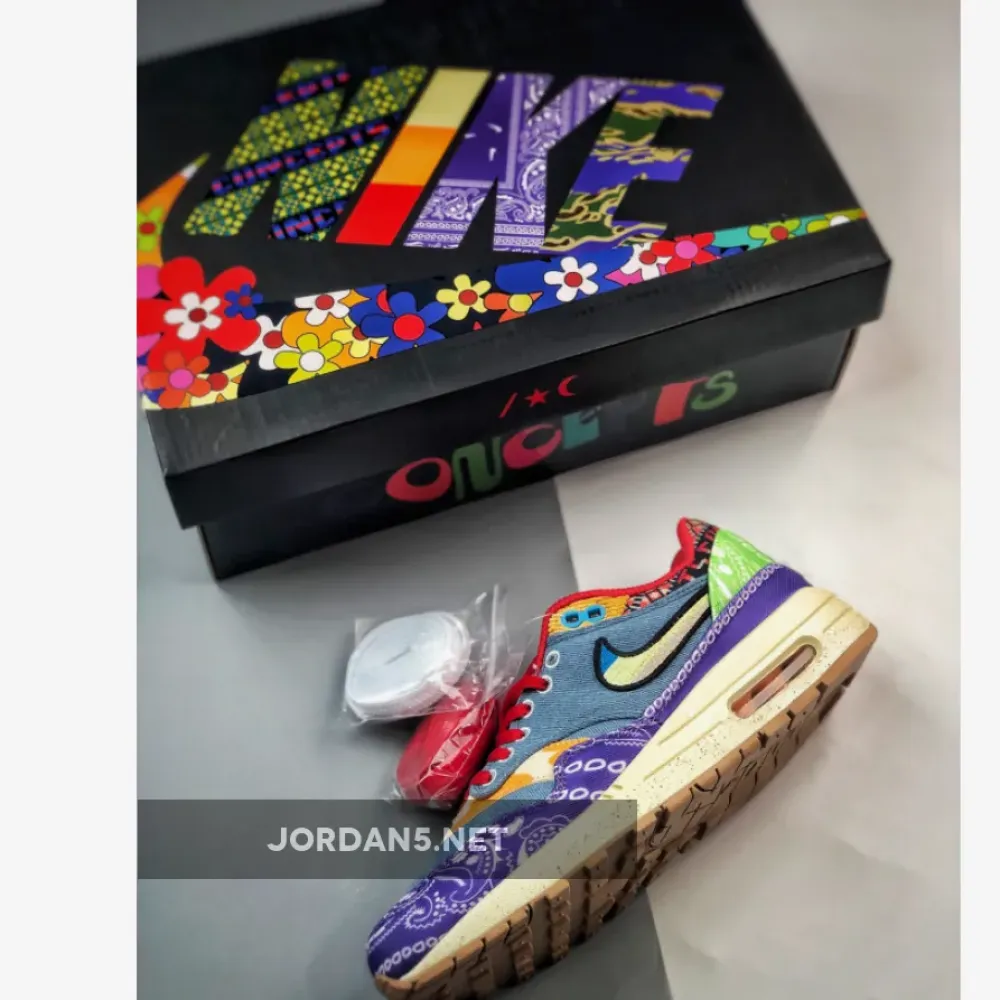 Concepts x Nike Air Max 1 “Far Out” Wild Violet/Multi-Color/Sail  DN1803-500