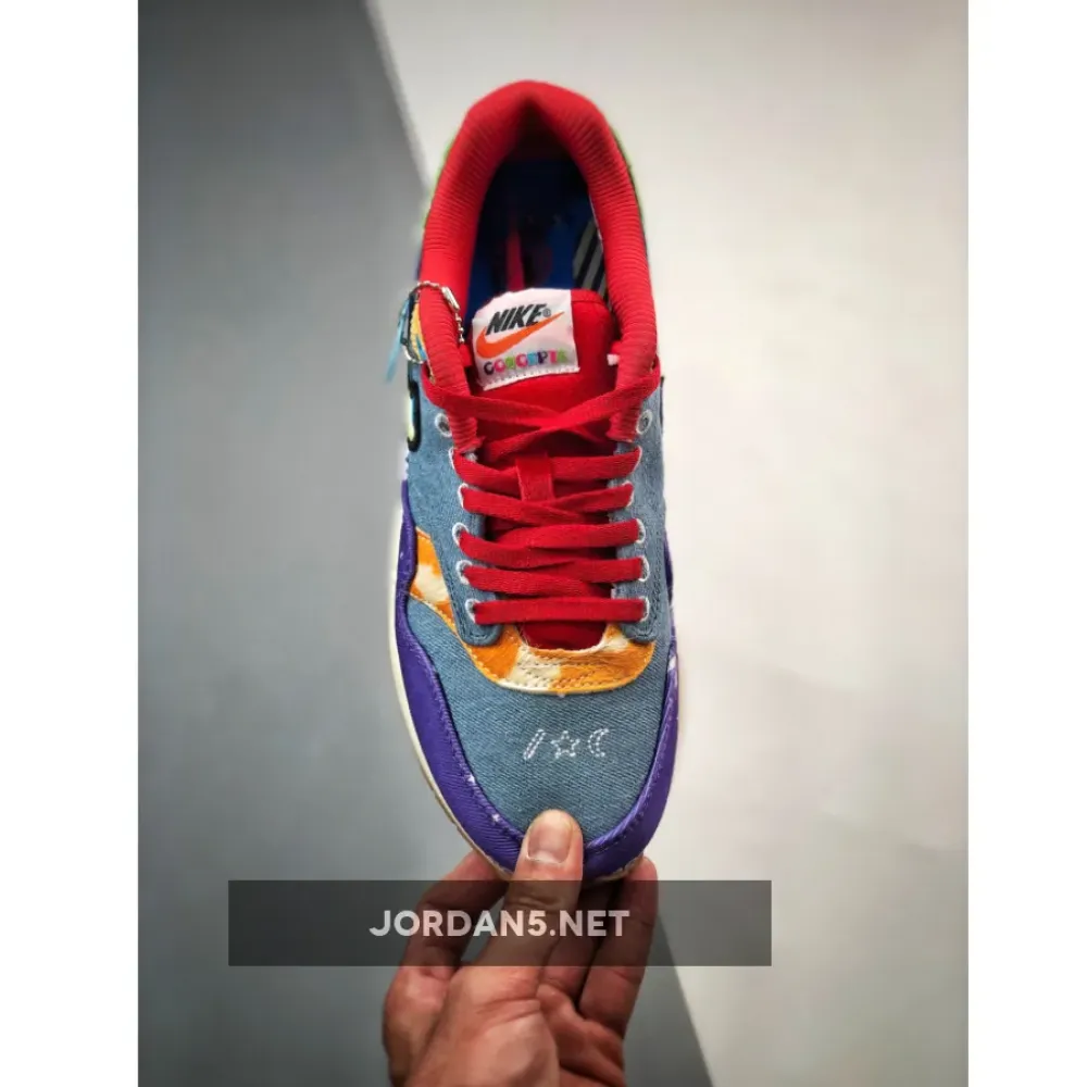 Concepts x Nike Air Max 1 “Far Out” Wild Violet/Multi-Color/Sail  DN1803-500