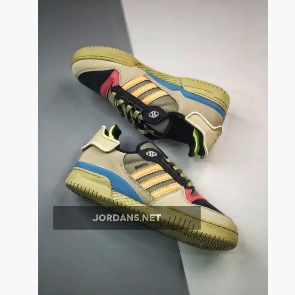 Bad Bunny x adidas Forum Powerphase Sand/Acid Orange-Halo Gold GZ2009