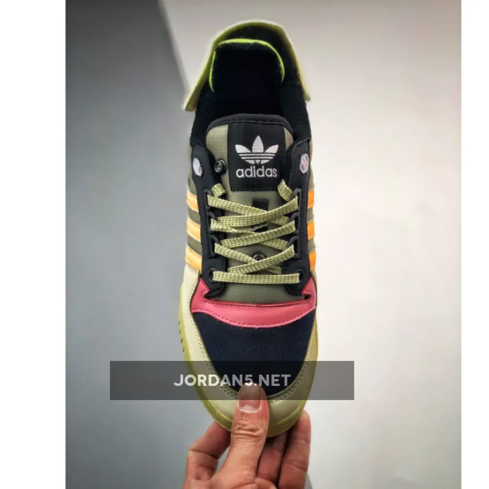 Bad Bunny x adidas Forum Powerphase Sand/Acid Orange-Halo Gold GZ2009