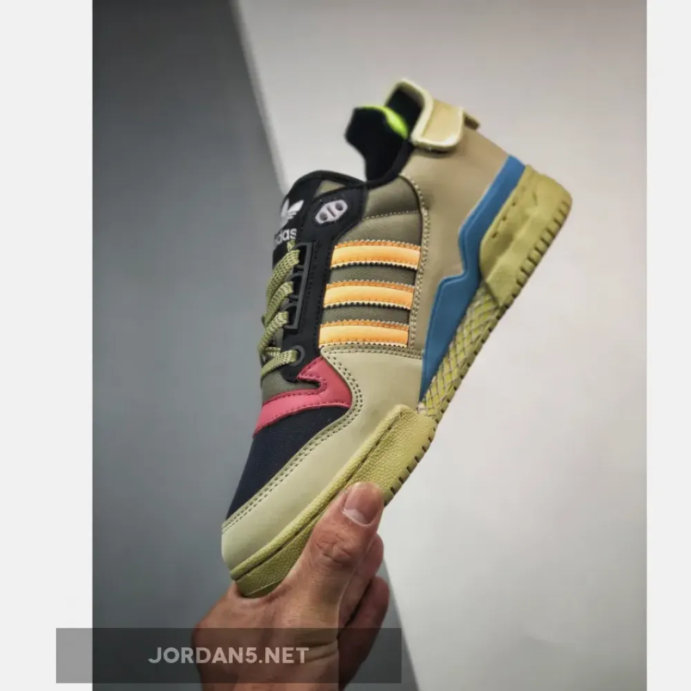 Bad Bunny x adidas Forum Powerphase Sand/Acid Orange-Halo Gold GZ2009