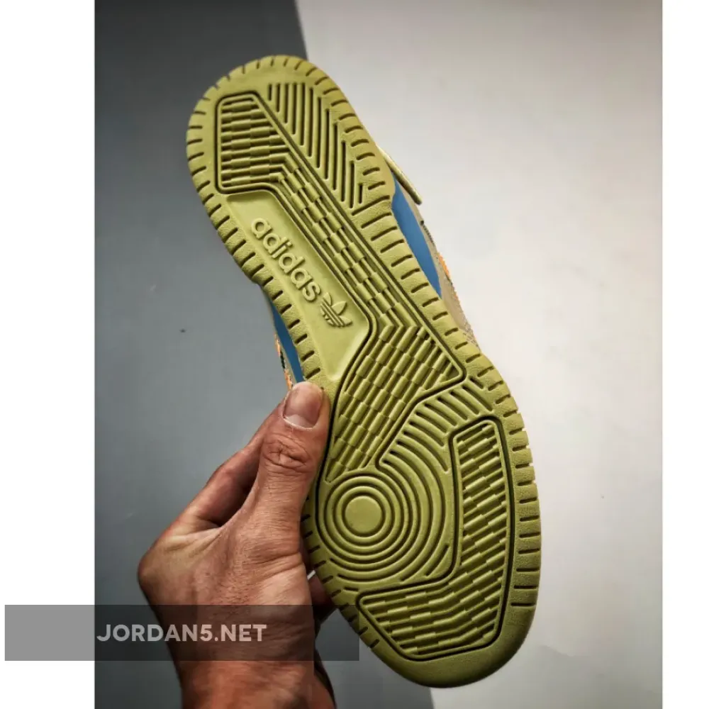 Bad Bunny x adidas Forum Powerphase Sand/Acid Orange-Halo Gold GZ2009